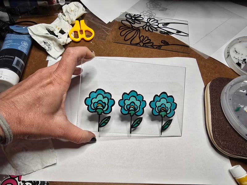 Glass Painting Class: Paint a Floral Design and Take It Home - Featured image