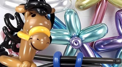 Kids Party Duo: Face Paint + Balloon Twisting (1 Artist)