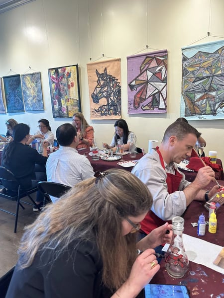 Onsite Paint and Sip for Your Office - Gallery image