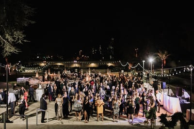 Ceremony and Reception Wedding DJ Services with Uplighting