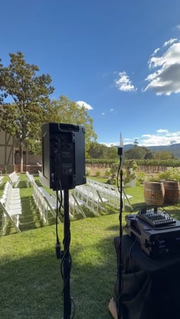 Ceremony and Reception Wedding DJ with Live MC Services - Anniversary - Featured image