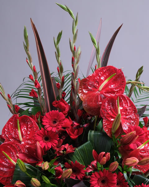 Podium Flower Arrangement Hand Designed Wedding and Event Florals - Gallery image