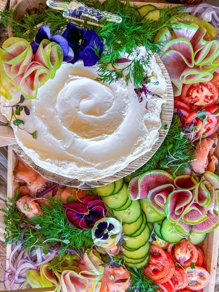 Bagel and Lox Brunch Board for Showers and Gatherings - Gallery image