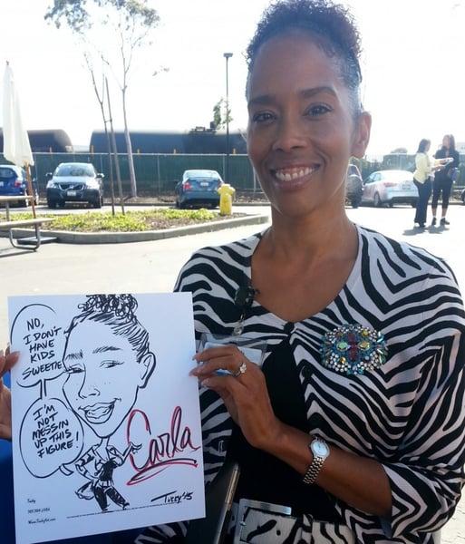 Professional Caricature Artist for Weddings and Private Events - Gallery image