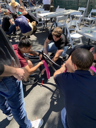 Employee Team Building Bike Giveback – Experiences
