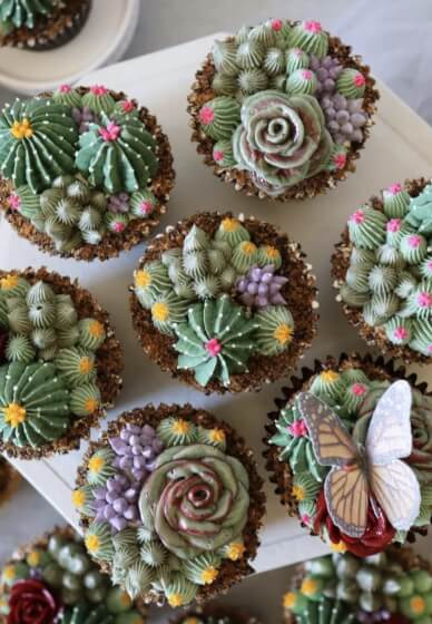Buttercream Cupcake Decorating Workshop: Succulent Design - Gallery image