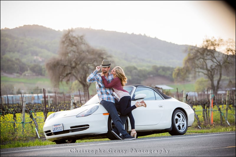 Wine Country Engagement Photography Ninety-Minute Couple Session - Gallery image