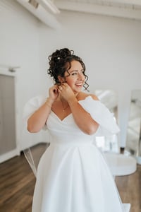 Wedding Hair and Makeup with Accessory and Trial Styling Support