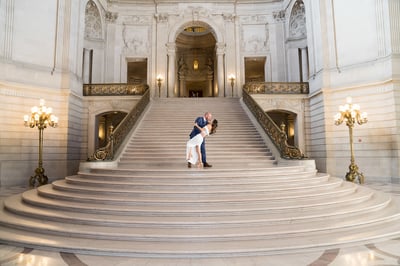 City Hall Wedding Photography Three-Hour Multi-Location Coverage