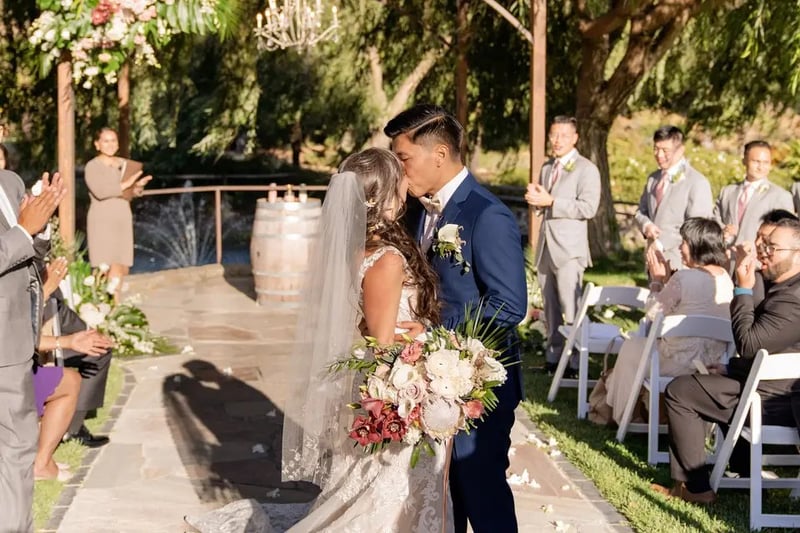Gold Ceremony Multicultural Wedding Officiant with Custom Script - Gallery image
