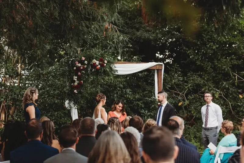 Silver Ceremony Wedding Officiant with Personalized Vows - Gallery image