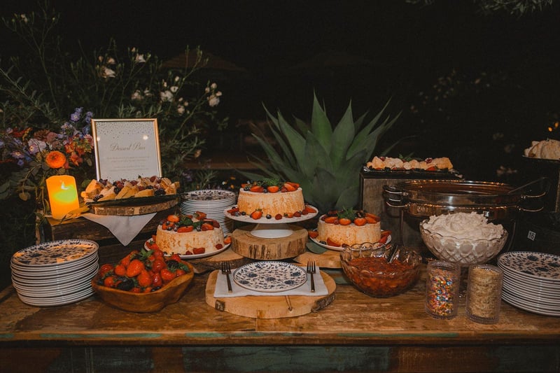 Formal Plated Three Course Seated Wedding Dinner Service - Gallery image