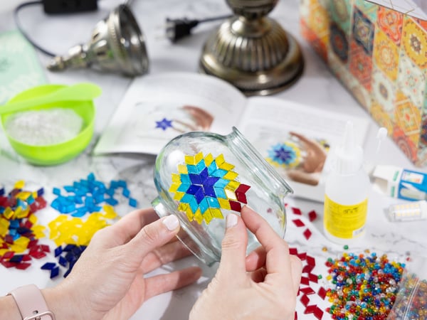 Turkish Mosaic  Lamp Workshop in NYC - Team Building - Featured image