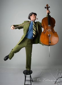 Wedding DJ MC with Live Cello and Layered Dance Lighting