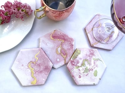 Hand-Painted Coaster Sets – A Fun & Creative Team Activity