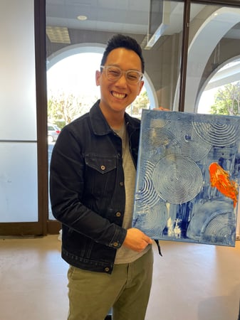 Textured Art Workshop (Instructor Travels to You) - Baby Shower - Featured image