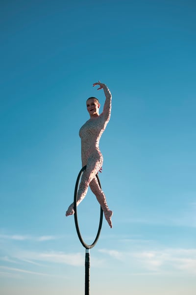 Lollipop Lyra Aerial Cocktail Reception and Performance - Gallery image