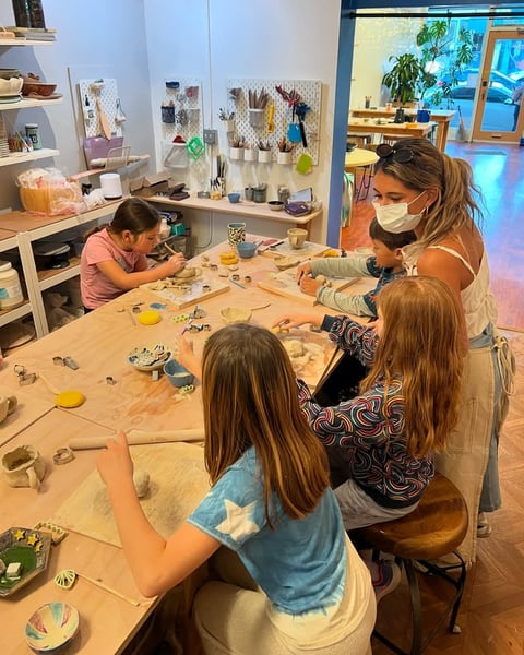 Kids Pottery Party: Two Hours of Handbuilding for Ages 6 and Up - Gallery image