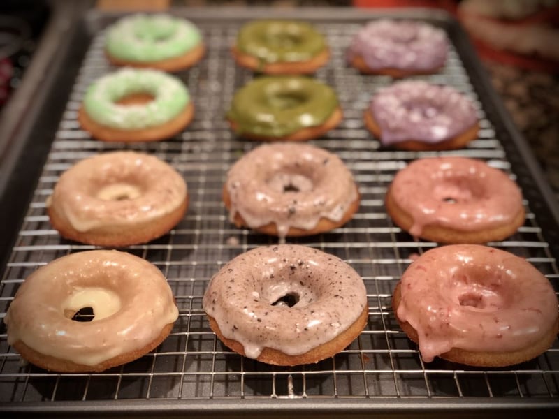 Bite Size Mochi Donut Dessert Box for Midsize Gatherings - Gallery image