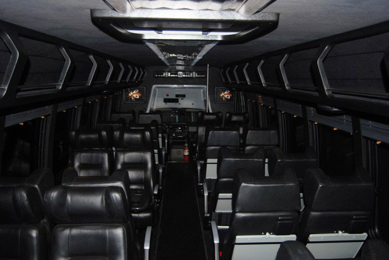 31 Passenger Executive Limo Bus (Black) Luxury Rental for Parties - Gallery image