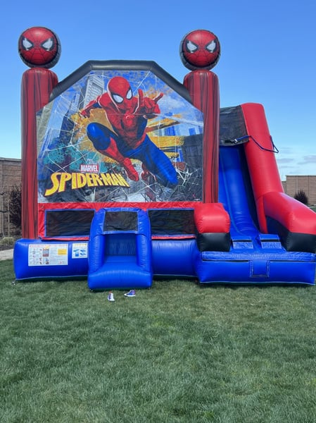 Spider-Man Dry Combo Bounce House Rental — Daily Booking - Gallery image