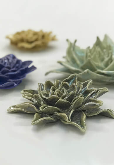 Clay Flower Pottery Workshop for Team Building and Creativity - Gallery image