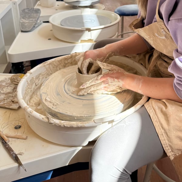 Split Pottery Session: Half the Group Throws, Half Hand-Builds - Gallery image
