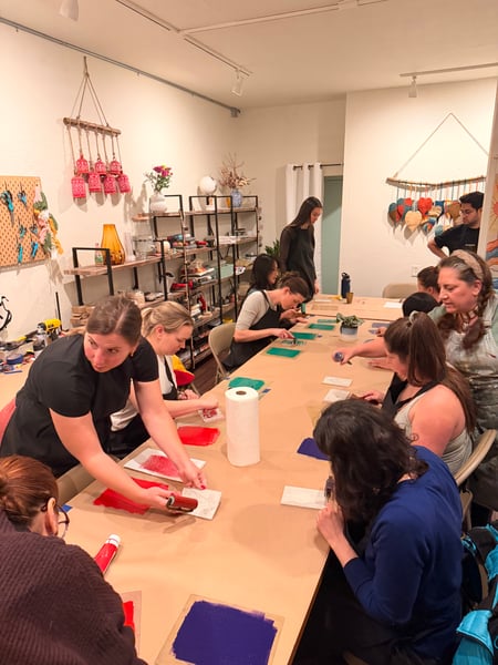 Linocut Printmaking Workshop: A Meditative, Hands-On Creative Exp - Gallery image