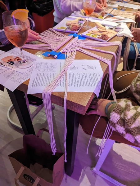 Macrame and Sip Workshop: Knot Your Own Boho Wall Hanging - Gallery image