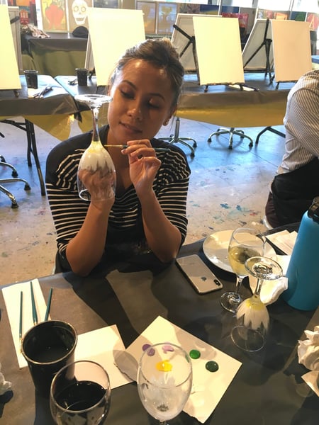 Glass Painting Workshop: Decorate a Wine, Champagne or Beer Glass - Gallery image