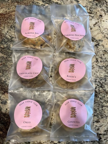 Custom Cookies for Events and a Dessert Table Grad Party Box - Gallery image