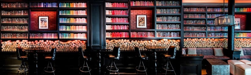 Sophisticated Literary-Themed Cocktail Venue - Gallery image