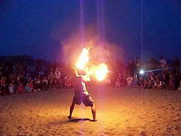 Fire Dancers for Luau Parties and Outdoor Receptions - Anniversary - Featured image