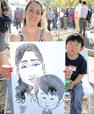 Live Caricature Artist for Birthday and Holiday Party, Take Home - Anniversary - Featured image