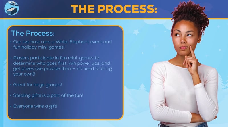 Bring Your Own Gifts Virtual White Elephant Holiday Party Game – Experiences – photo 2
