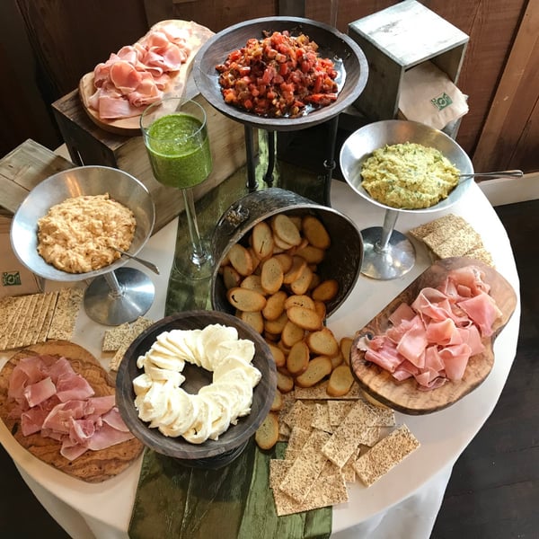 Heavy Hors d'Oeuvres Reception With Sonoma Bounty Stations - Featured image