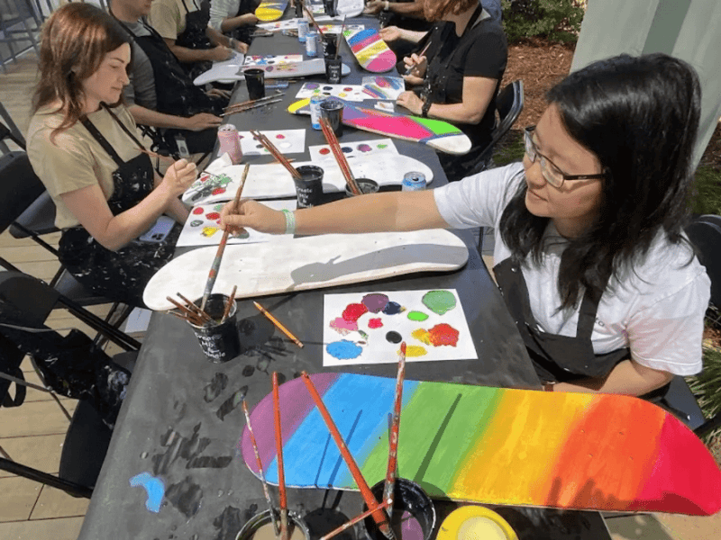 Skateboard Art Workshop - Travels to You! - Gallery image