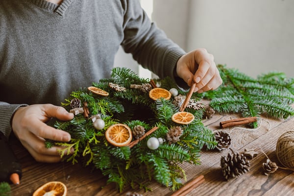Holiday Wreath Design Workshop - Anniversary in San Francisco - Featured image