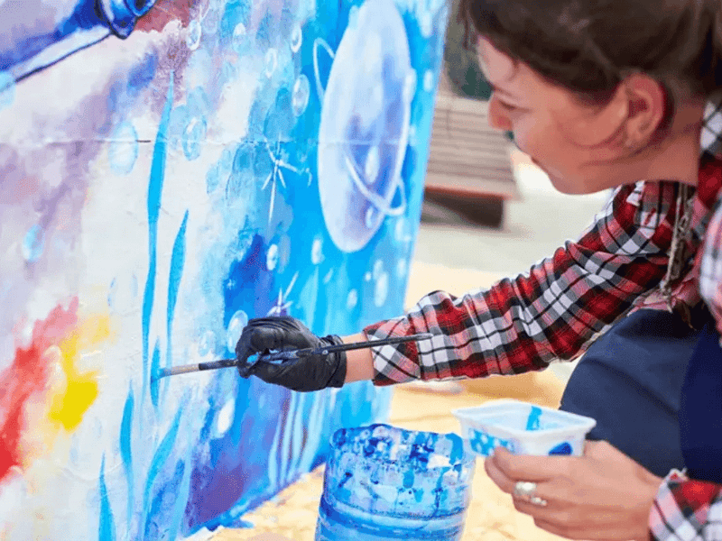 Paint a Mural – A Collaborative Team Art Experience - Gallery image