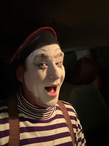Mime Performer for Cocktail Hours and Corporate Receptions