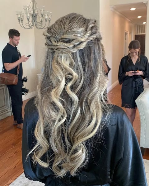 On-Location Wedding Hair Styling for the Full Bridal Party - Gallery image