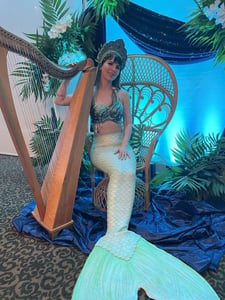 Mermaid or Harpist for Birthday and Milestone Events