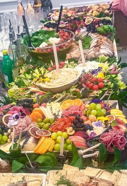 Medium Flat Lay Grazing Table for Cheese and Charcuterie - Gallery image