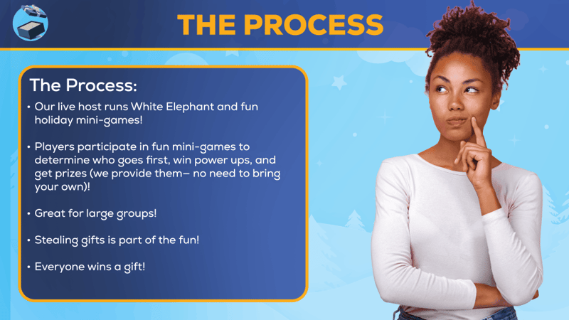 Virtual White Elephant Holiday Party with Gifts Shipped to All – Experiences – photo 4