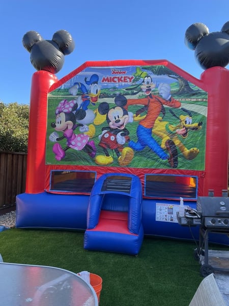 Mickey Bounce House Rental — Daily Birthday Party Booking - Gallery image