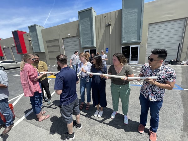 Team Building for Large Groups on Campus – Experiences