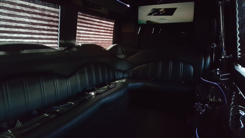 10 Passenger Sprinter Limousine Bus Chauffeured Rental for Events - Gallery image