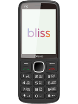 Bliss B1 kosher bar phone — front, showing keypad and screen