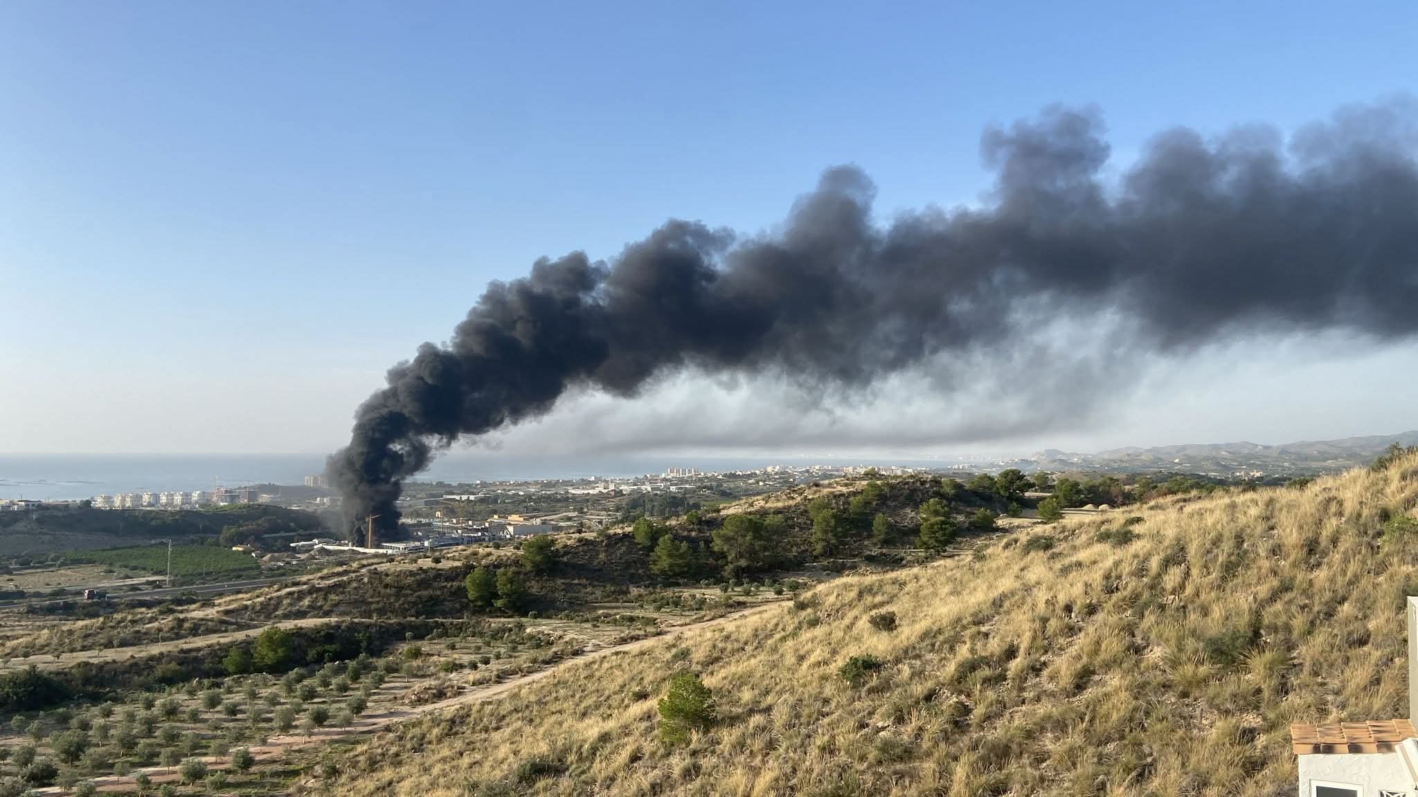 Fire at La Villa Joyosa hospital expansion site: situation under control, no injuries