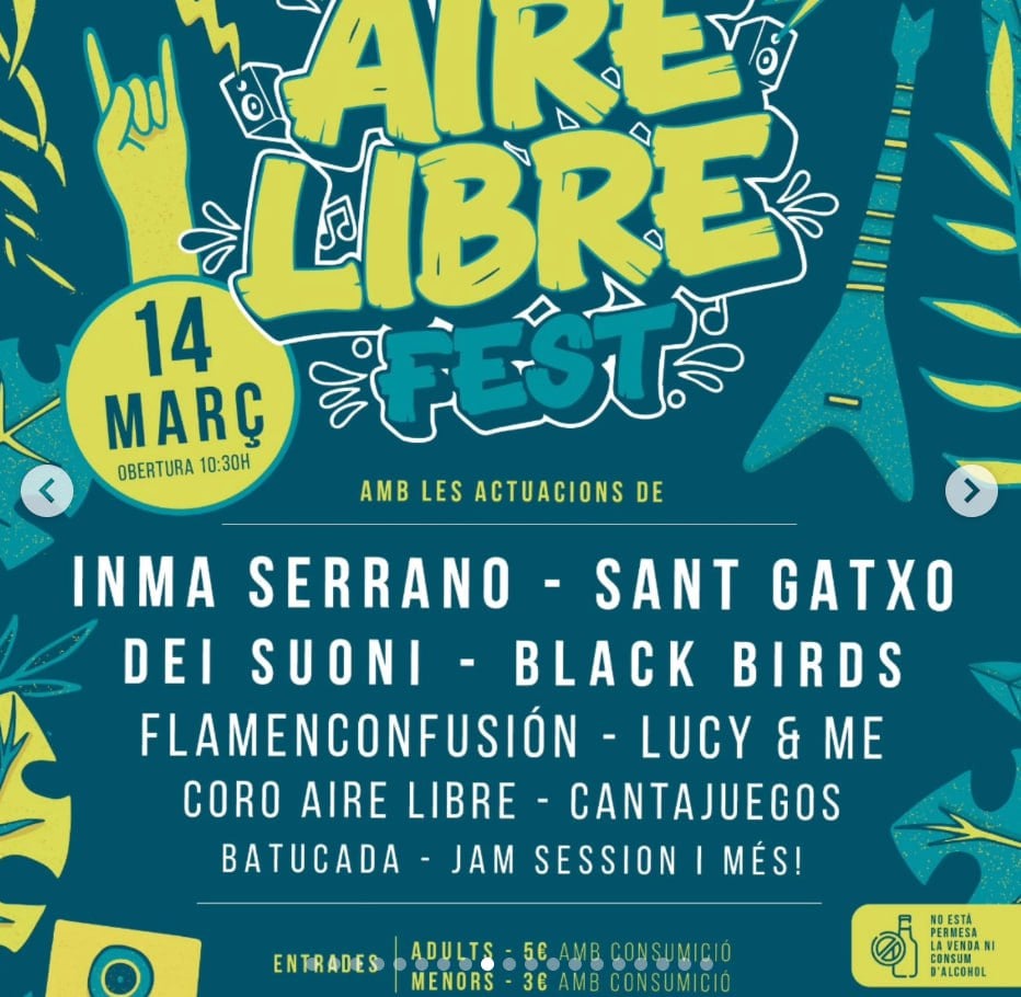 Aire Libre Fest Music Festival — A Family Day of Live Music in Santa Faz